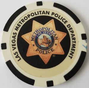 LVMPD Logo - Las Vegas Metropolitan Police Department LVMPD Poker Chip 1.5