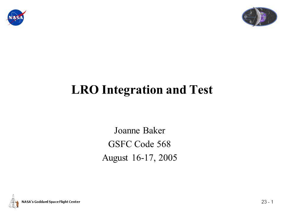 Gsfc Logo - NASA's Goddard Space Flight Center LRO Integration and Test Joanne