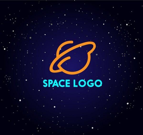 Universe Logo - Space logo design sparkling universe background Free vector in Adobe ...