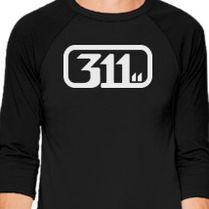 311 Logo - Band Logo Baseball T Shirt