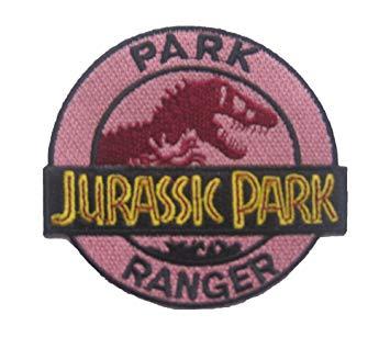 Officer Logo - Jurassic Park LOGO OFFICER RANGER Sew Ironed Patch Badge Embroidery