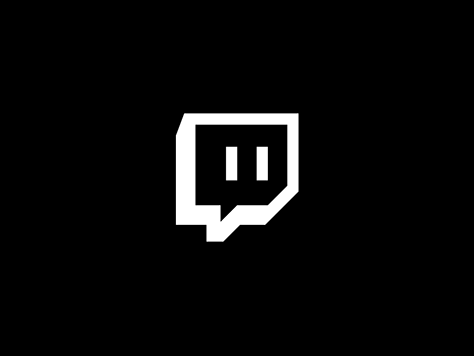 Black Logo - Twitch.tv