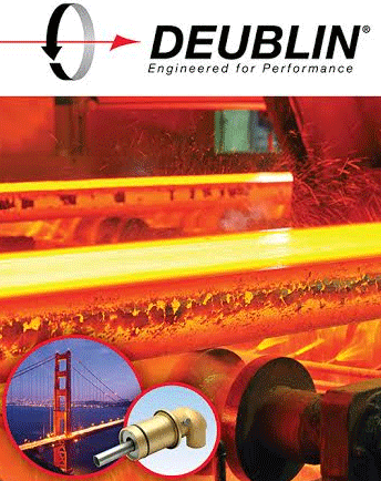 Deublin Logo - Steel Manufacturing Rotating Union Catalog Available