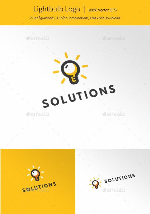 Lightbulb Logo - Lightbulb Idea Logo by Kilik | GraphicRiver