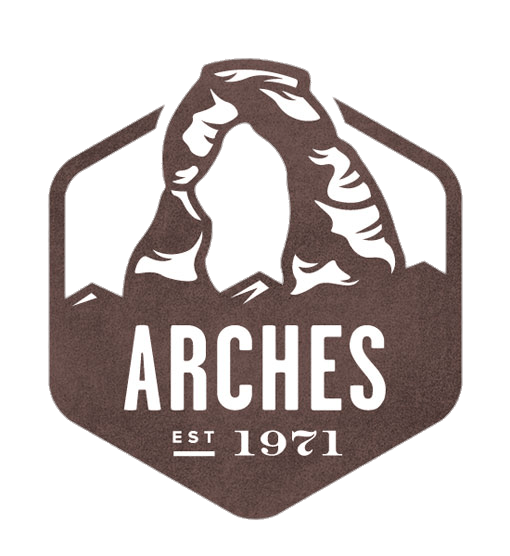 Arches Logo - Arches National Park Stamp transparent PNG - StickPNG