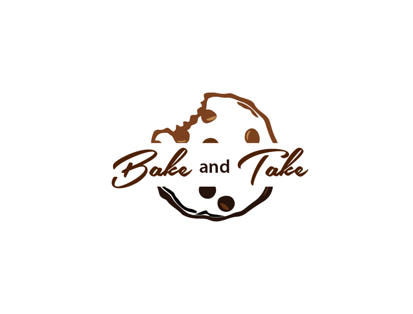 Bake Logo - Playful, Elegant, Bakery Logo Design for Bake & Take or Bake N Take