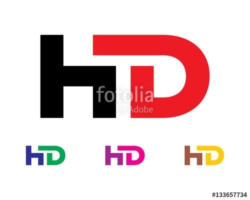 HD Logo - HD Letter Logo Stock Image And Royalty Free Vector Files On Fotolia