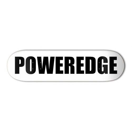 PowerEdge Logo - Power Edge Skateboard - Black on White - POWEREDGE