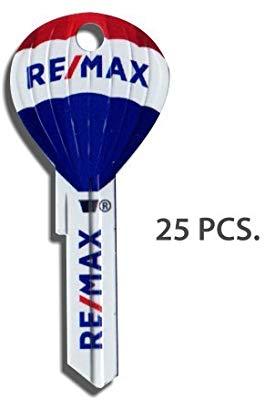 Sc1 Logo - Amazon.com : 25 Pcs. New Logo RE/MAX Hot Air Balloon Shaped Keys ...