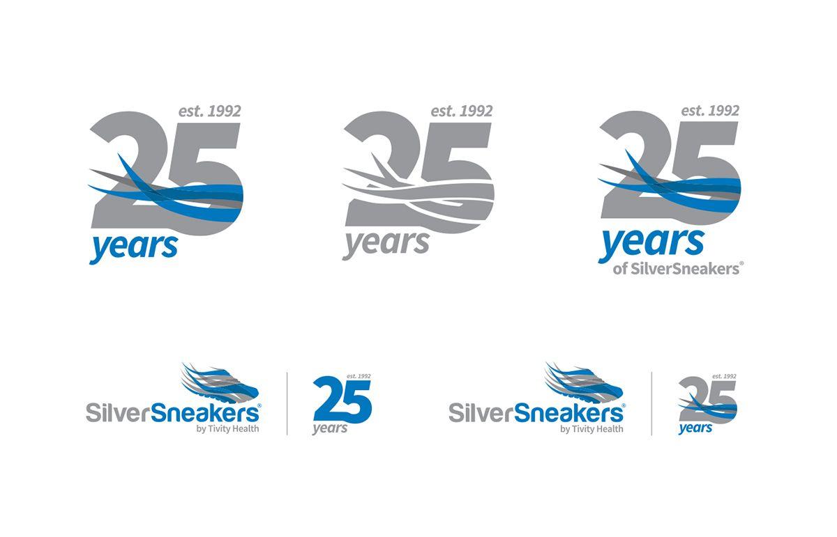 SilverSneakers Logo - SilverSneakers 25th Anniversary Logo on The Art Institutes Portfolios