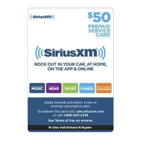 Sirrusxm Logo - Prepaid Cards - Shop SiriusXM