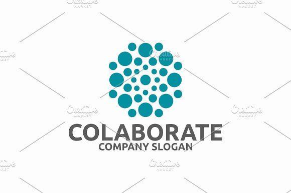 Colaborate Logo - Colaborate Logo Logo Templates Creative Market