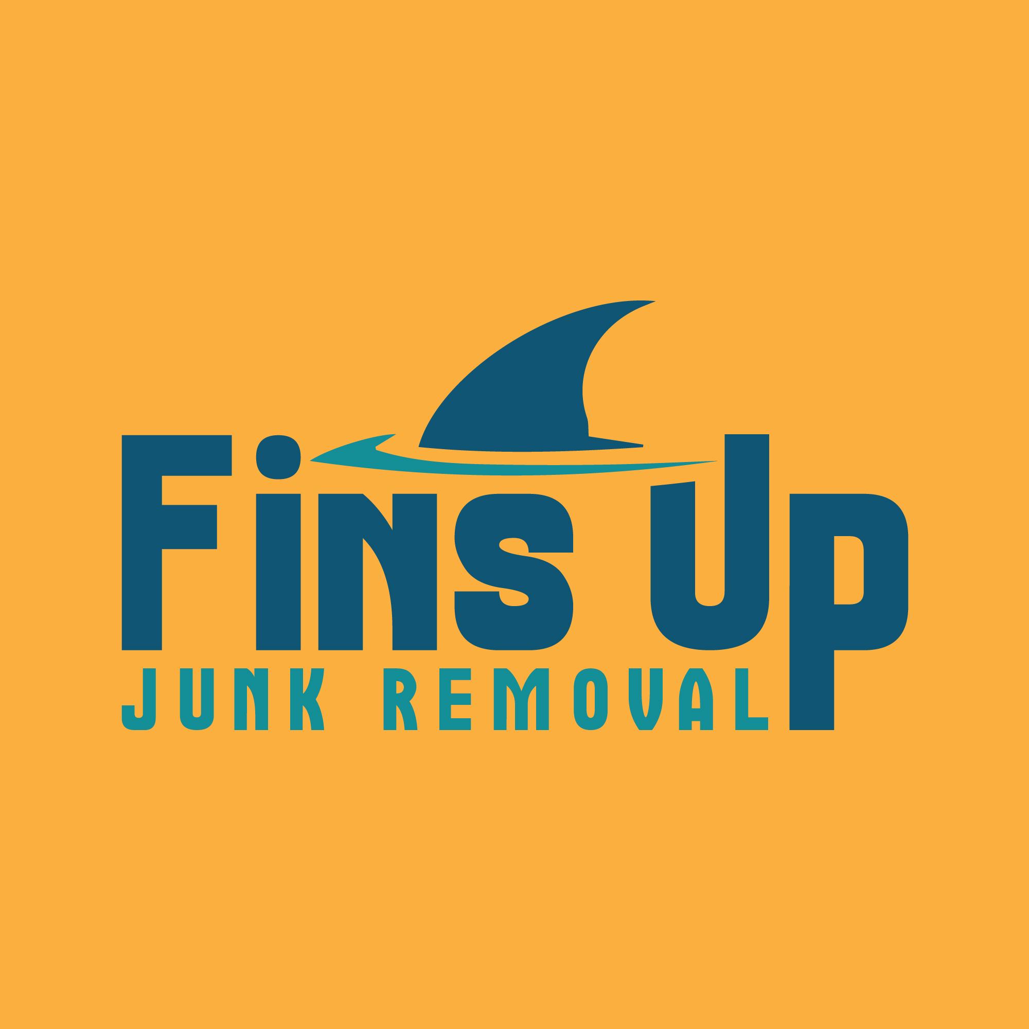Junk Logo - Fins Up Junk Removal