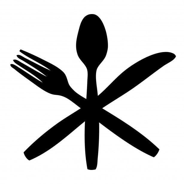 Silverware Logo - Cutlery Logo Clipart Free Domain Picture