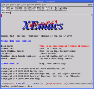 XEmacs Logo - XEmacs