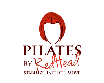 Redhead Logo - Pilates by RedHead logo design contest - logos by twonzone