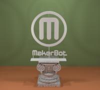 MakerBot Logo - makerbot logo 3D Models to Print