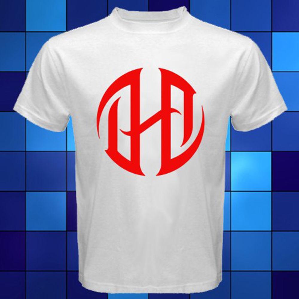 DHA Logo - New Dharius Dha Logo Symbol White T-Shirt Size S M L XL 2XL 3XL Round Neck  T-Shirt
