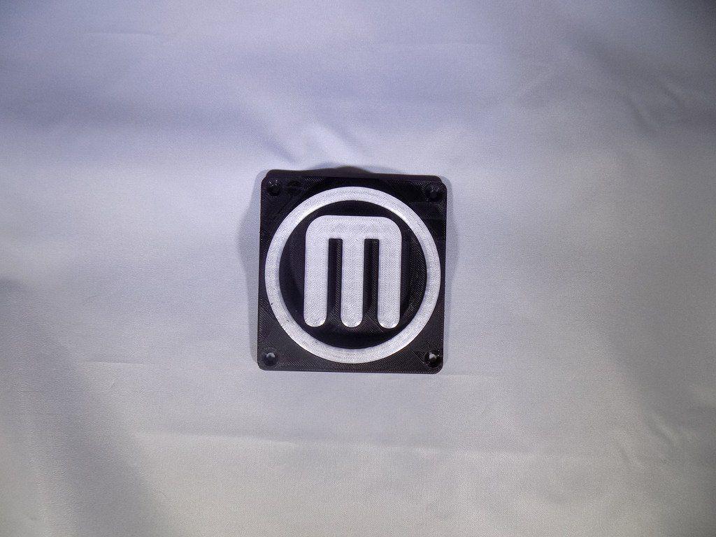 MakerBot Logo - 3D Printed Makerbot M Logo LED Nightlight Lamp By JJPowelly