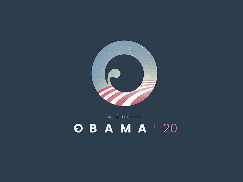 Obama Logo - Michelle Obama 2020 campaign logo by Mathieu Schatzler | Dribbble ...