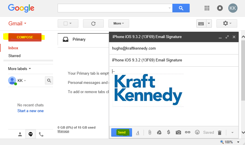 Gmail Signature Logo - Updated: How To Add An Image To Your IPhone E Mail Signature IOS