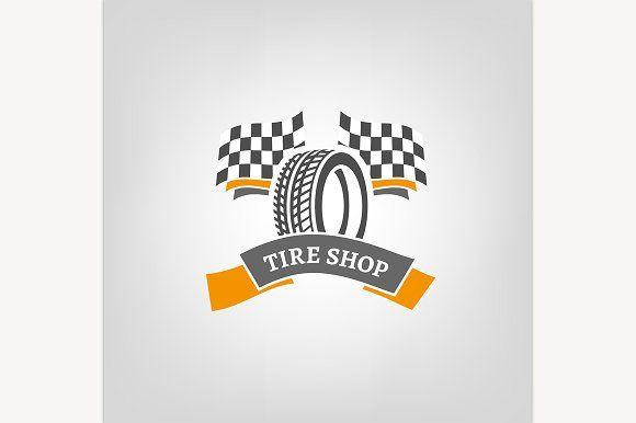 Tires Logo - Tire Shop Logo Icon Creative Market
