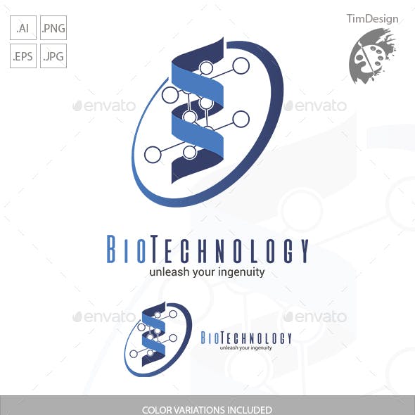 Biotechnology Logo - Biotechnology Scientific Logo Templates from GraphicRiver