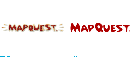 MapQuest Logo - Brand New: MapQuest: From Here to Groovy