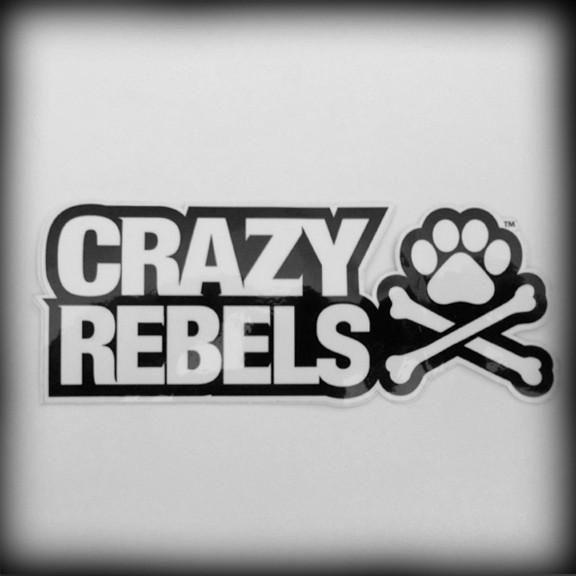 Rebels Logo - Crazy Rebels Logo Sticker – crazyrebels.com
