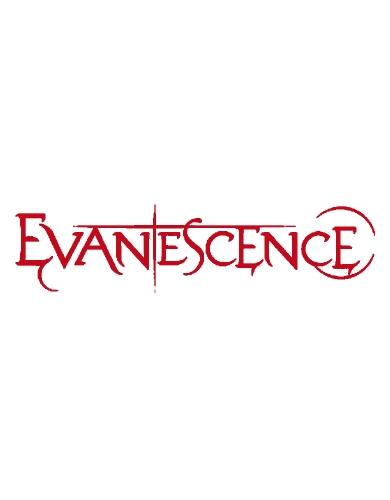 Evanesence Logo - Evanescence Logo Rub-On Sticker - Red