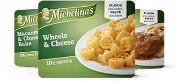 Michelina's Logo - Michelina's Frozen Entrees - High Quality, Delicious Value.