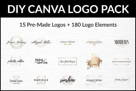 DIY Logo - DIY Logo Pack for Canva + PNG's ~ Logo Templates ~ Creative Market