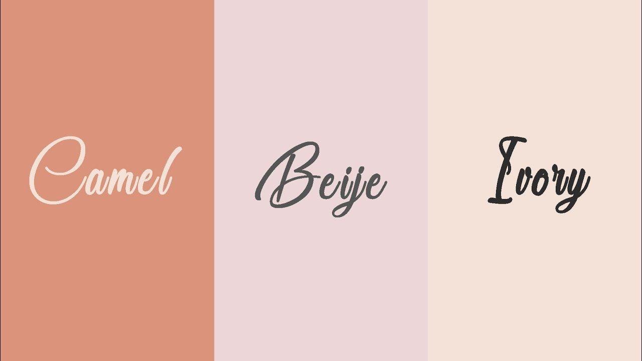 Beige Logo - How to color fondant in camel, beige and ivory colors