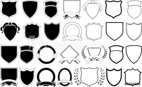 Shields Logo - Logo Elements - Various shields and crests - Buy this stock vector ...