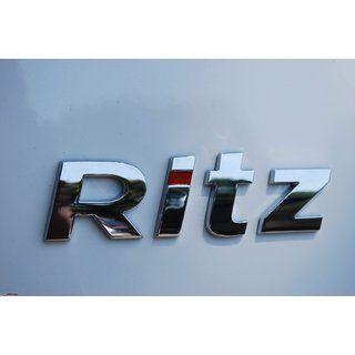 Ritz Logo - Buy Logo MARUTI SUZUKI RITZ Monogram Chrome Car Monogram Emblem