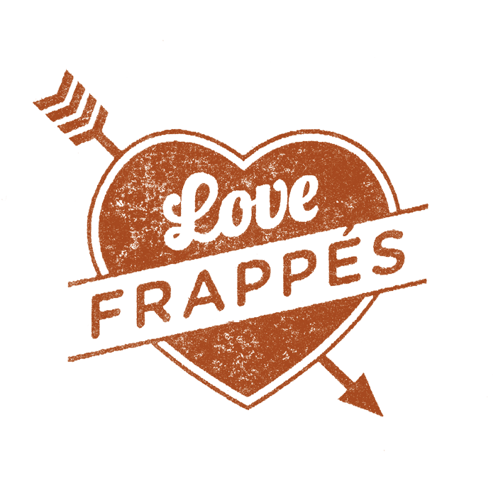 Frappe Logo - Our logo for lovetasteco. showcasing the Love Frappes range