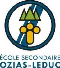 Leduc Logo - École Secondaire Ozias Leduc