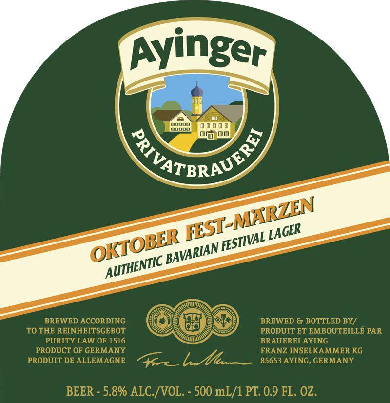 Ayinger Logo - Ayinger Oktober Fest-Märzen | Food Newsfeed
