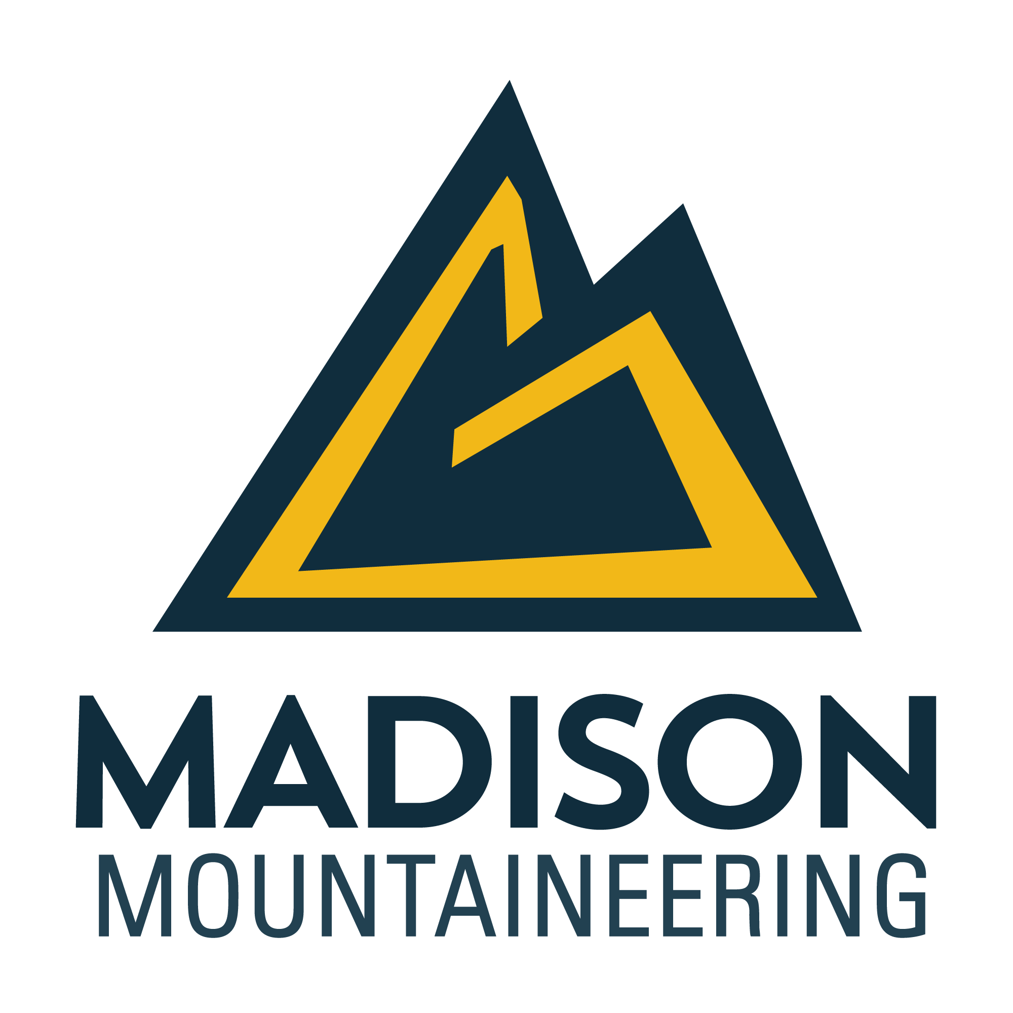 Mountaineering Logo - Garrett Madison - Madison Mountaineering