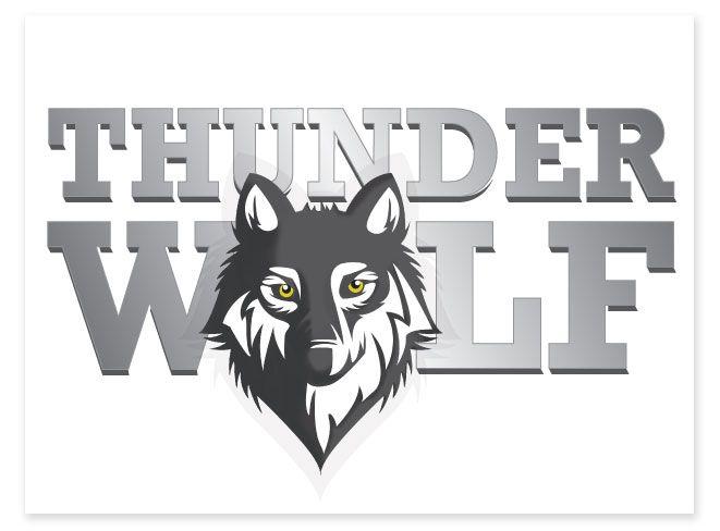 Thunderwolf Logo - Janah Hernandez Design. Thunder Wolf Branding