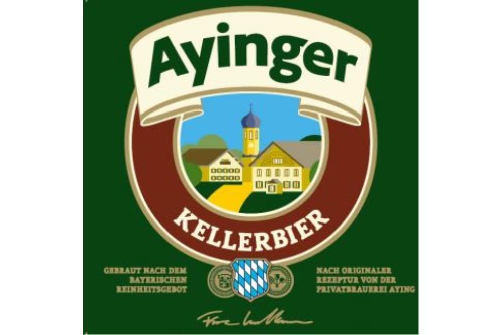 Ayinger Logo - Prodotto Ayinger Kellerbier L 30 Fusto Ovest Distribuzione