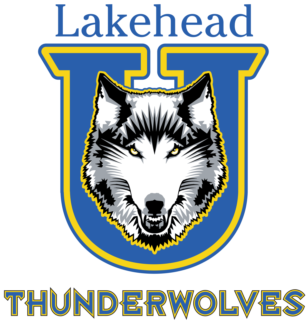 Thunderwolf Logo - Lakehead Thunderwolves