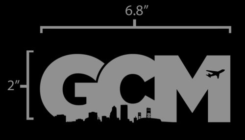 GCM Logo - GCM logo decal — G. Campbell Media