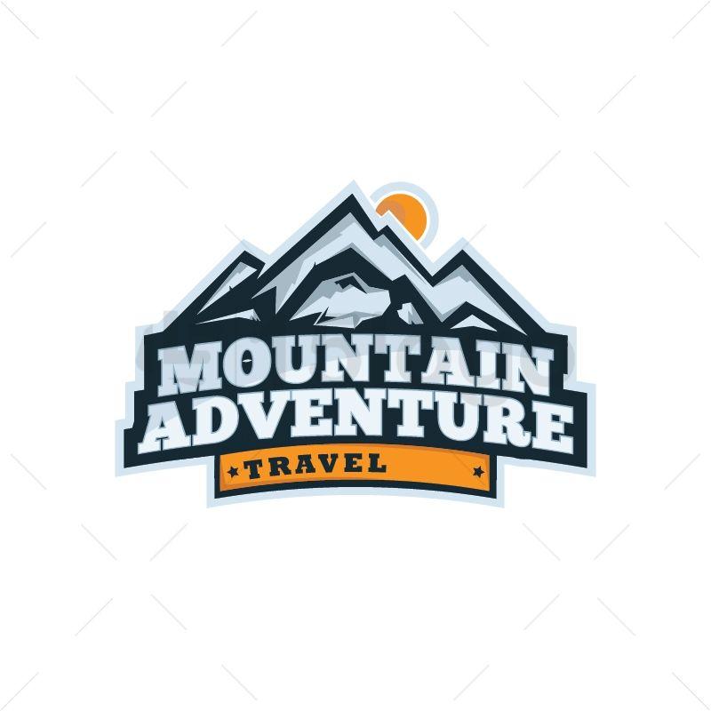 Adventure Logo - Mountain adventure logo