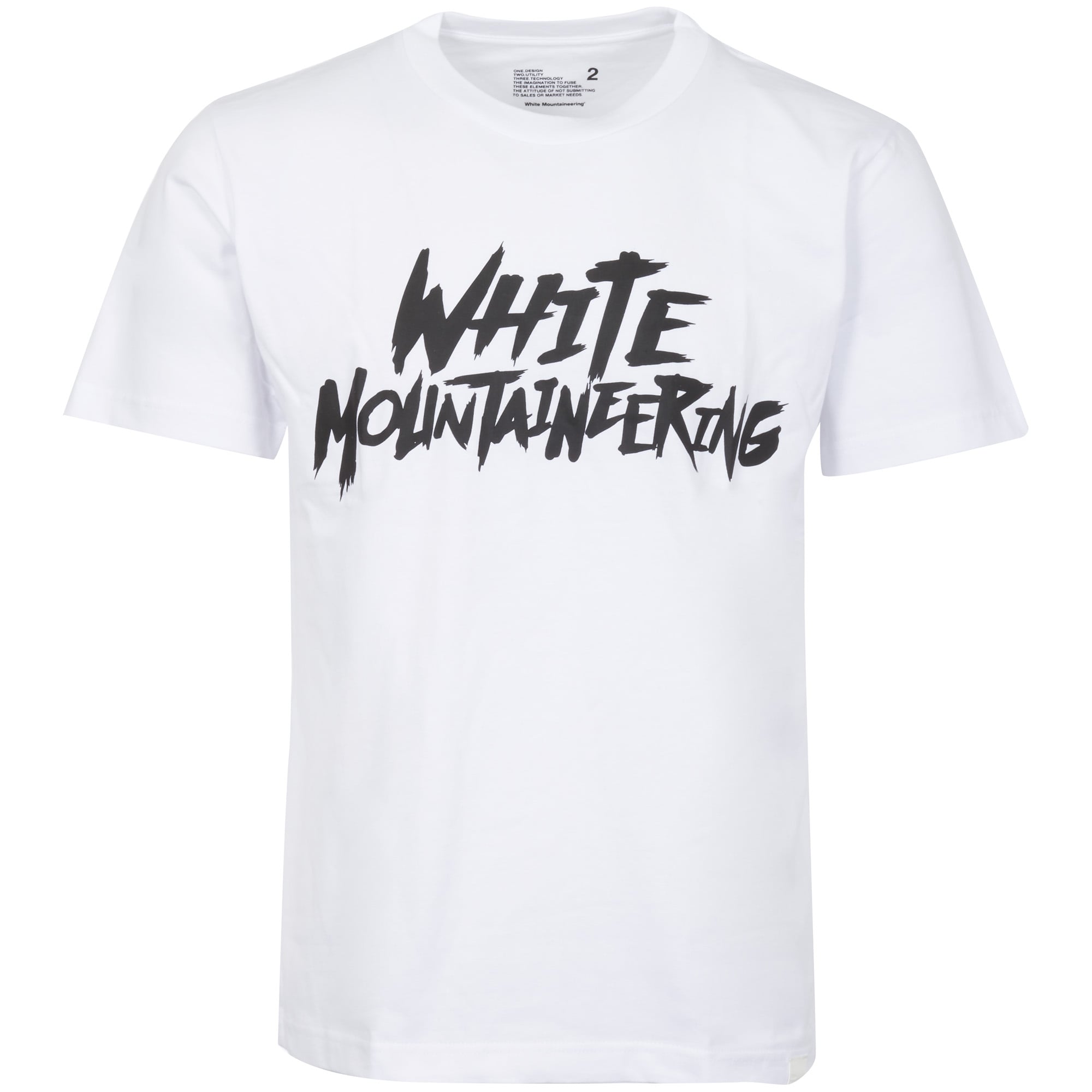 Mountaineering Logo - White Mountaineering Logo Printed T-Shirt (White) at Dandy Fellow