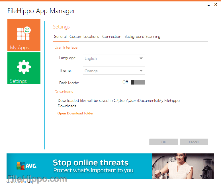 FileHippo Logo - Download FileHippo App Manager 2.0 Beta 4 for PC Windows - FileHippo.com