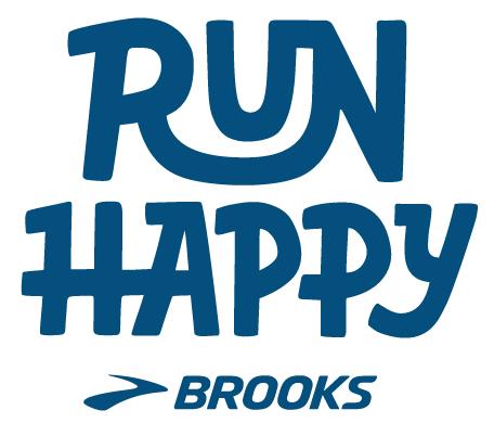 Brooks Logo - Brooks Logo Run Happy