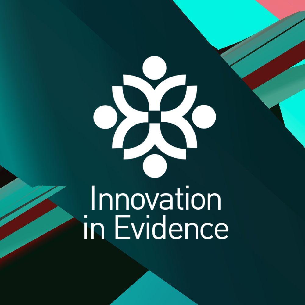 Evidence Logo - Innovation in Evidence Identity Design : Elaine Stam. Graphic