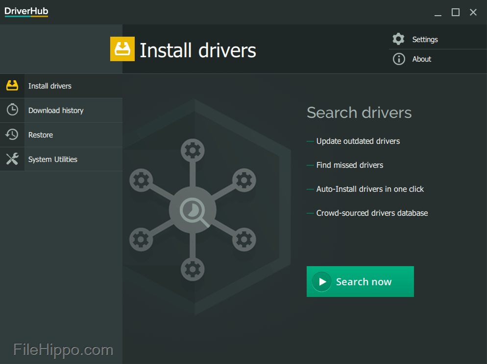 FileHippo Logo - Download DriverHub 1.05.1285 - FileHippo.com