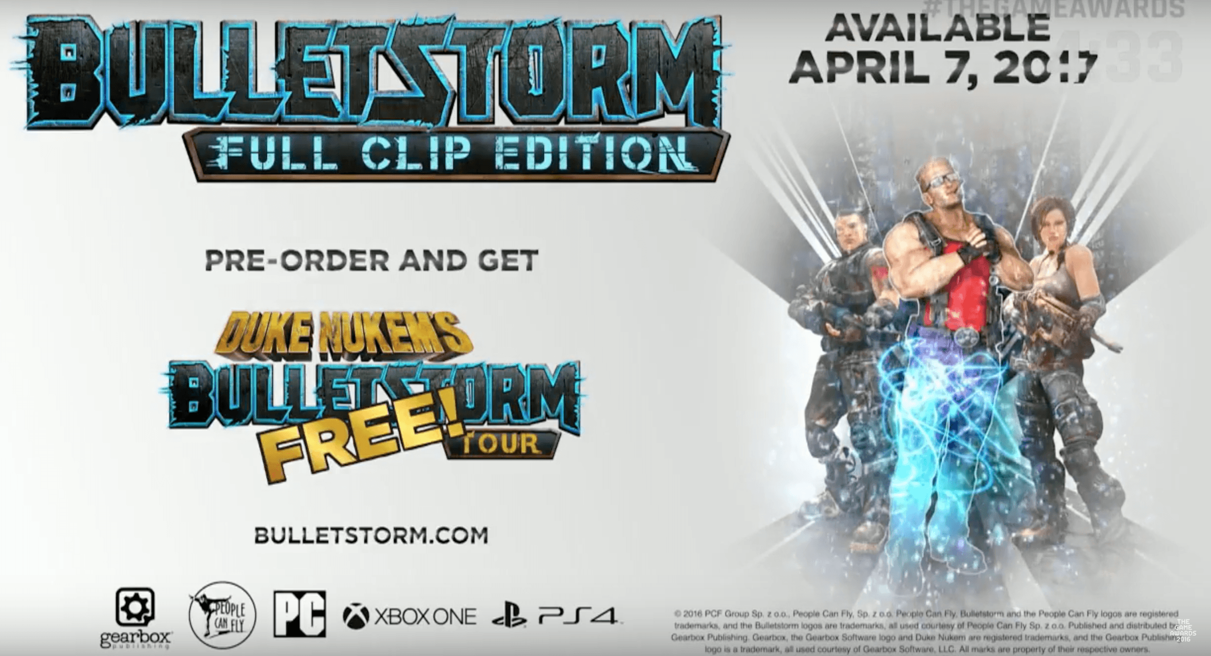 Bulletstorm Logo - Duke Nukem is Crashing Bulletstorm: Full Clip Edition